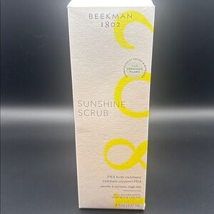 Beekman 1802 Sunshine Scrub PHA Body Exfoliator New In Box, 8 Fl oz